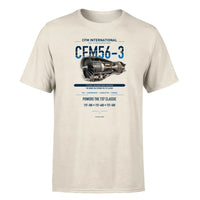 Thumbnail for CFM56-3 design on beige single side