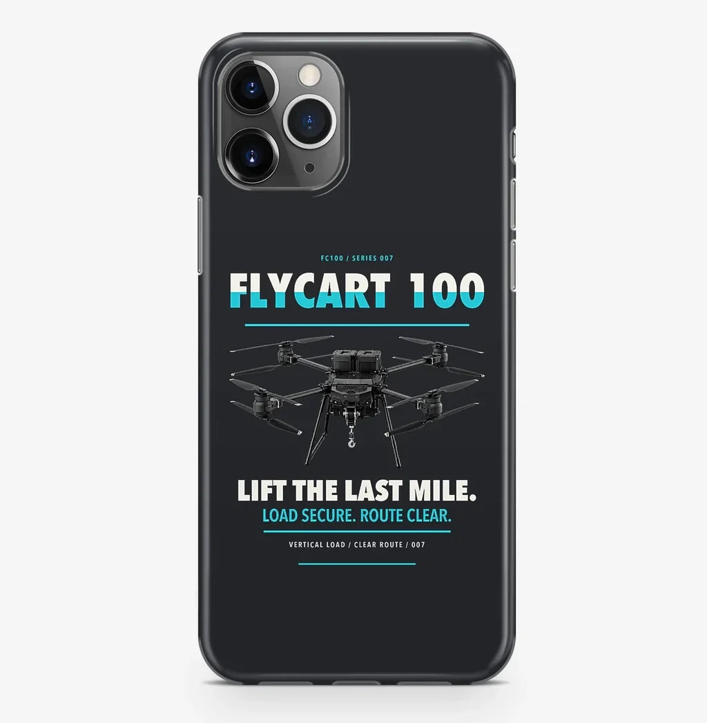 DJI FlyCart 100 Case ProMax design on black iphone case promax