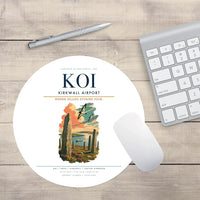 Thumbnail for Kirkwall Airport (KOI) design on white round mouse pad