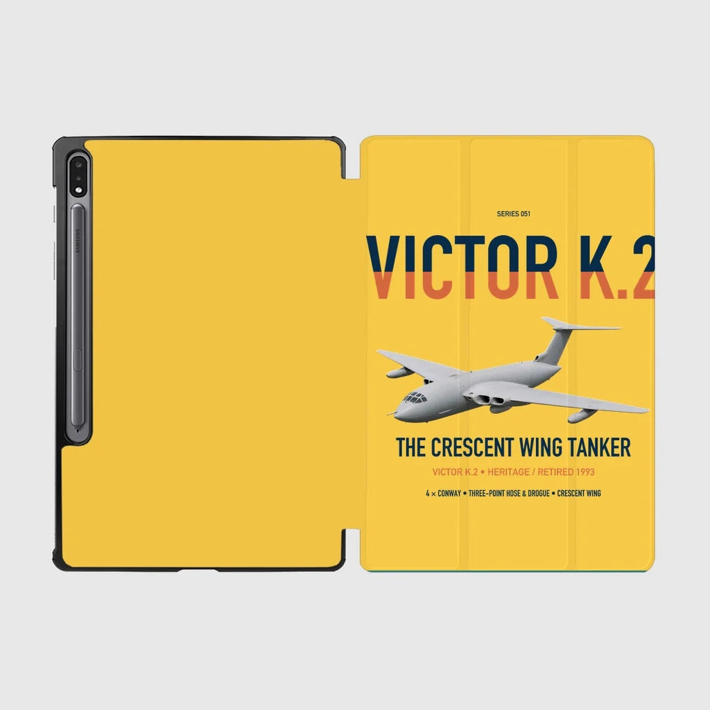 Handley Page Victor K.2 design on yellow samsung tablet tablet case