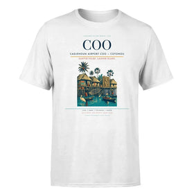 Single-Side Printing — Cadjehoun Airport (COO) Double-Side T-Shirt