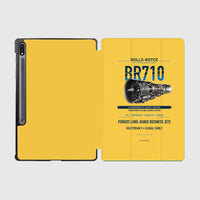 Thumbnail for BR710 design on yellow samsung tablet tablet case