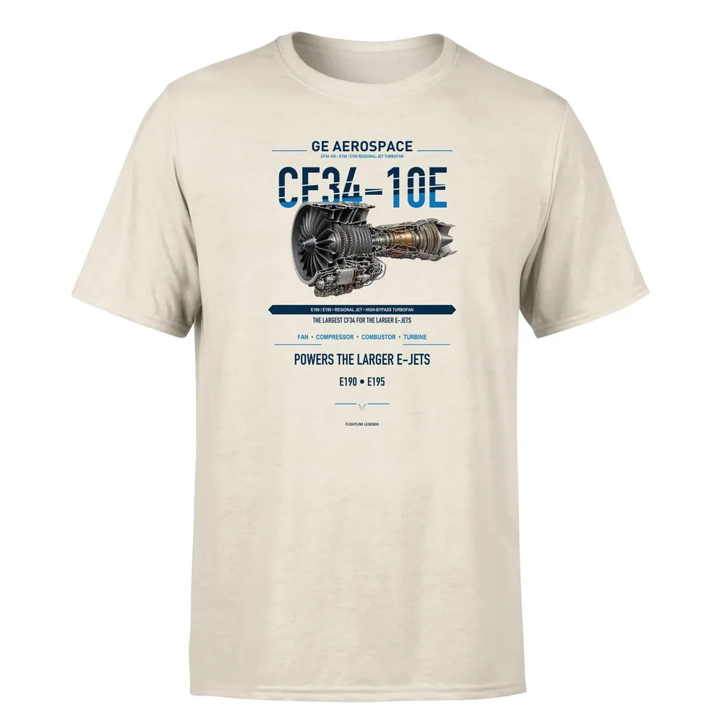 CF34-10E design on beige single side