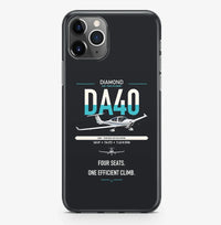 Thumbnail for Diamond DA40 design on black magsafe iphone case, for iPhone Pro Max