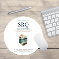 Thumbnail for Sarasota Bradenton International Airport (SRQ) design on white round mouse pad