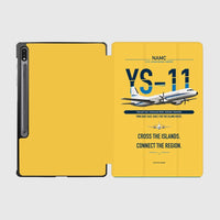 Thumbnail for NAMC YS-11A design on yellow samsung tablet tablet case