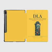 Thumbnail for Douala International Airport (DLA) design on yellow samsung tablet tablet case