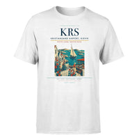Thumbnail for Kristiansand Airport, Kjevik (KRS) T-Shirt single-side front print in White | kristiansand-airport-kjevik-krs-double-side-t-shirt