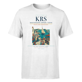 Single-Side Printing — Kristiansand Airport, Kjevik (KRS) Double-Side T-Shirt