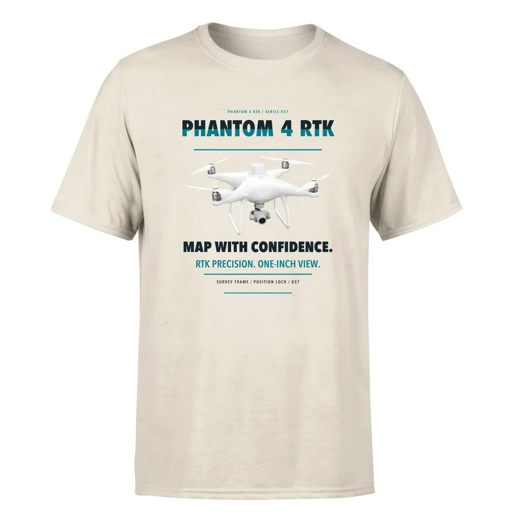 DJI Phantom 4 RTK design on beige single side