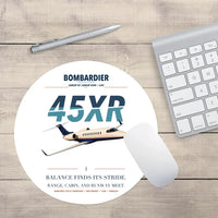 Thumbnail for Bombardier Learjet 45XR design on white round mouse pad