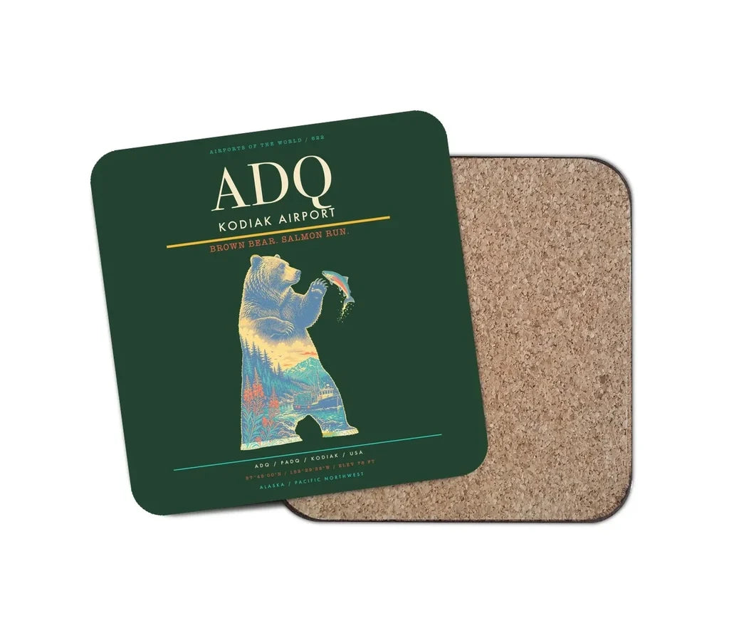 Kodiak Airport ADQ Coaster 1-Piece - Dark Green