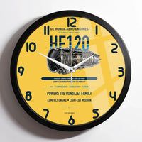 Thumbnail for HF120 design on yellow framed wall clock