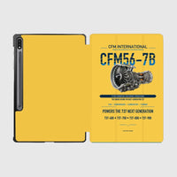 Thumbnail for CFM56-7B design on yellow samsung tablet tablet case