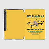 Thumbnail for Autel EVO II Dual 640T V3 design on yellow samsung tablet tablet case
