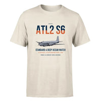 Thumbnail for Atlantique 2 Standard 6 design on beige double-side t-shirt, single-side print
