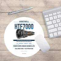 Thumbnail for HTF7000 design on white round mouse pad