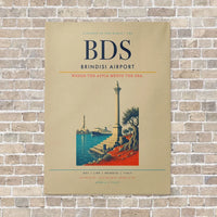 Thumbnail for Brindisi Airport BDS - Canvas No Frame - Beige