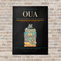 Thumbnail for Thomas Sankara International Airport OUA — Ouagadougou vertical canvas print - no frame - black background