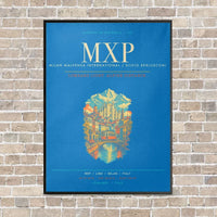 Thumbnail for Milan Malpensa International Airport Silvio Berlusconi MXP - Canvas Framed - Turquoise
