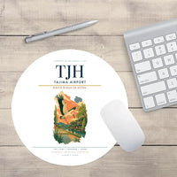 Thumbnail for Tajima Airport (TJH) design on white round mouse pad
