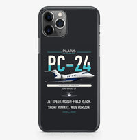 Thumbnail for Pilatus PC-24 design on black magsafe iphone case, for iPhone Pro Max