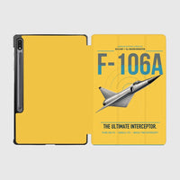 Thumbnail for F-106A Delta Dart design on yellow samsung tablet tablet case