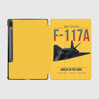 Thumbnail for F-117A Nighthawk design on yellow samsung tablet tablet case