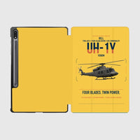Thumbnail for Bell UH-1Y Venom design on yellow samsung tablet tablet case