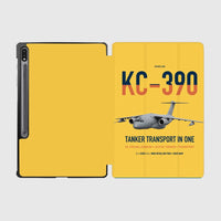 Thumbnail for Embraer KC-390 Millennium design on yellow samsung tablet tablet case