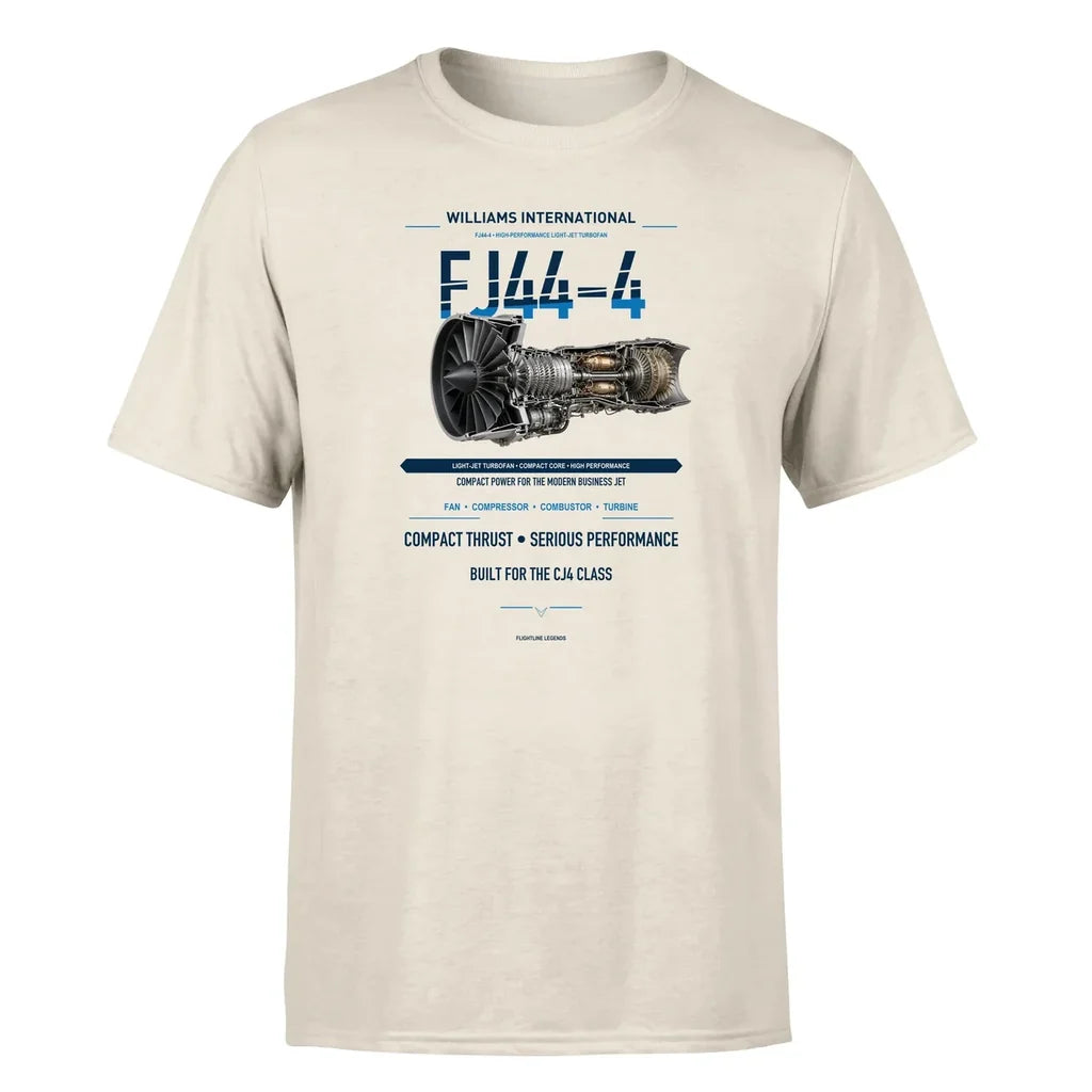 FJ44-4 design on beige single side