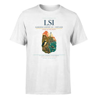 Thumbnail for Sumburgh Airport (LSI) T-Shirt single-side front print in White | sumburgh-airport-lsi-double-side-t-shirt