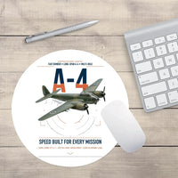 Thumbnail for Junkers Ju 88A-4 design on white round mouse pad