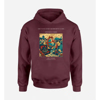 Thumbnail for VINTAGE G4435 - The Navigator's Retirement Globe - Premium Hoodie design on darkred premium