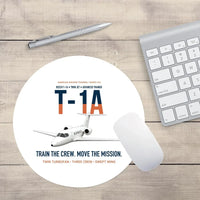 Thumbnail for T-1A Jayhawk Advanced Jet Trainer design on white round mouse pad
