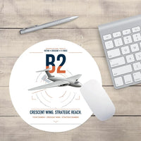 Thumbnail for Handley Page Victor B2 design on white round mouse pad