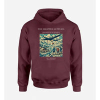 Thumbnail for VINTAGE G4234 - The Dropped Supplies - Premium Hoodie design on darkred premium