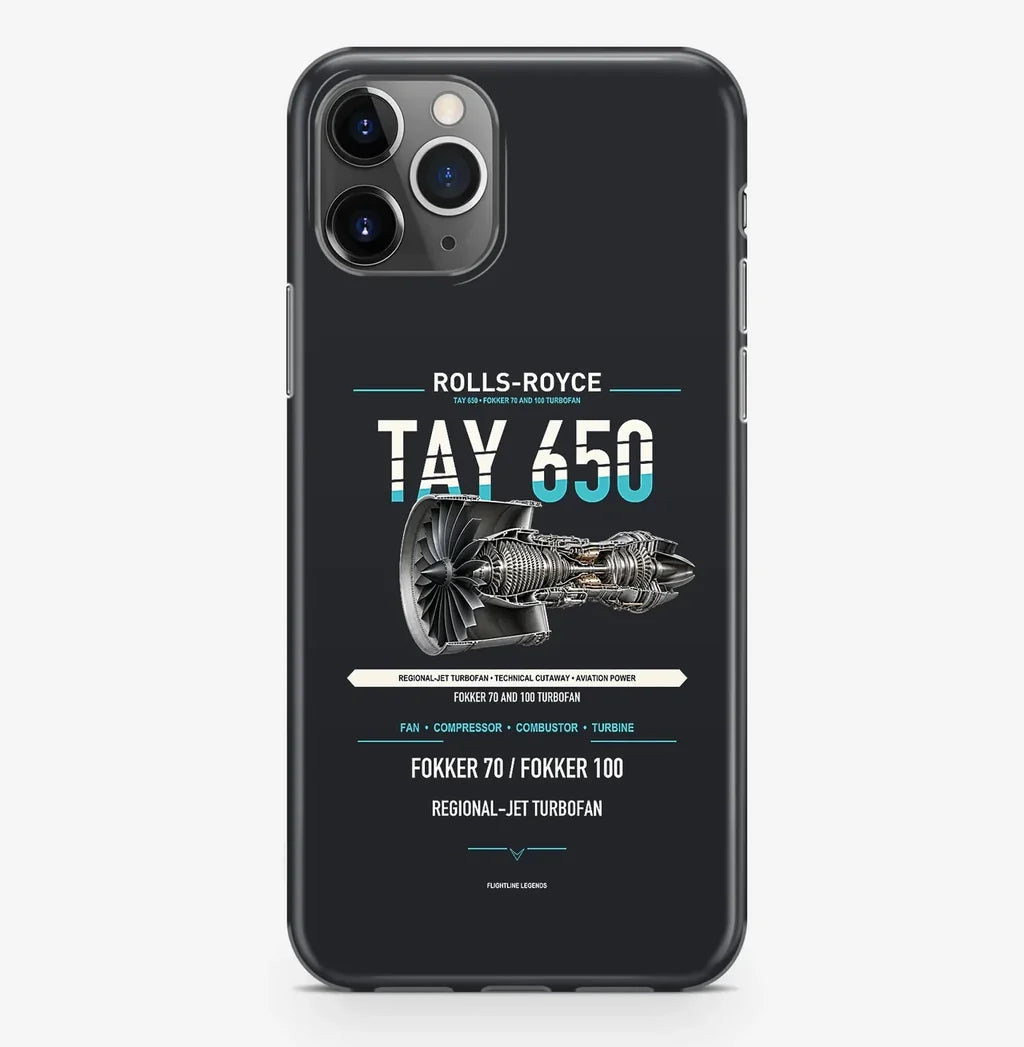 TAY 650 Case ProMax design on black iphone case promax