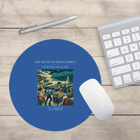Thumbnail for VINTAGE G4495 - The Monsoon Break Sprint - Designed Mouse Pads design on blue round