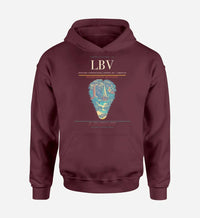 Thumbnail for Leon-Mba International Airport (LBV) design on dark red hoodie single-side print