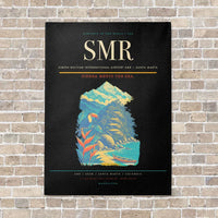 Thumbnail for Simón Bolívar International Airport SMR — Santa Marta vertical canvas print - no frame - black background