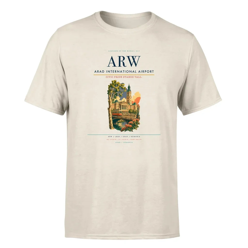 Arad Airport (ARW) Premium T-Shirt Beige