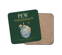 Thumbnail for Bacha Khan International Airport PEW Coaster 1-Piece - Dark Green