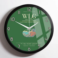 Thumbnail for Wellington International Airport WLG Wall-Clock Framed - Green