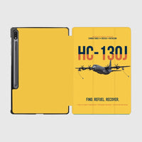 Thumbnail for HC-130J COMBAT KING II design on yellow samsung tablet tablet case