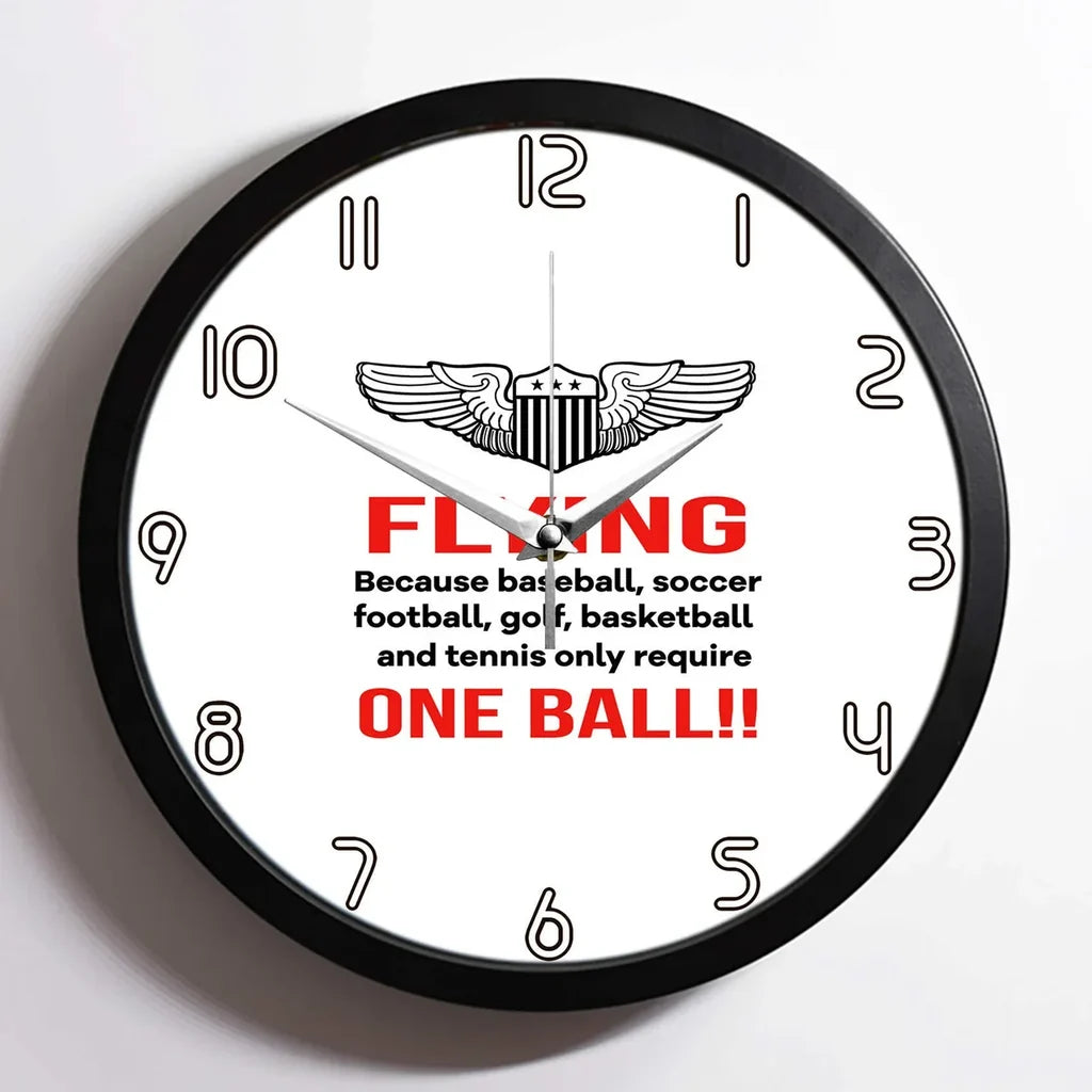 Flying One Ball Wall Clock - view 9