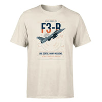 Thumbnail for Dassault Rafale C — F3-R standard design on beige t-shirt, single-side print