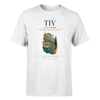 Thumbnail for Tivat Airport (TIV) T-Shirt single-side front print in White | tivat-airport-tiv-double-side-t-shirt