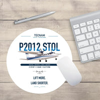 Thumbnail for Tecnam P2012 STOL design on white round mouse pad