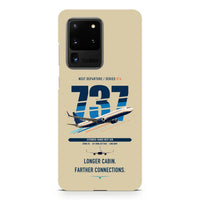 Thumbnail for Boeing 737-900ER design on samsung case - beige
